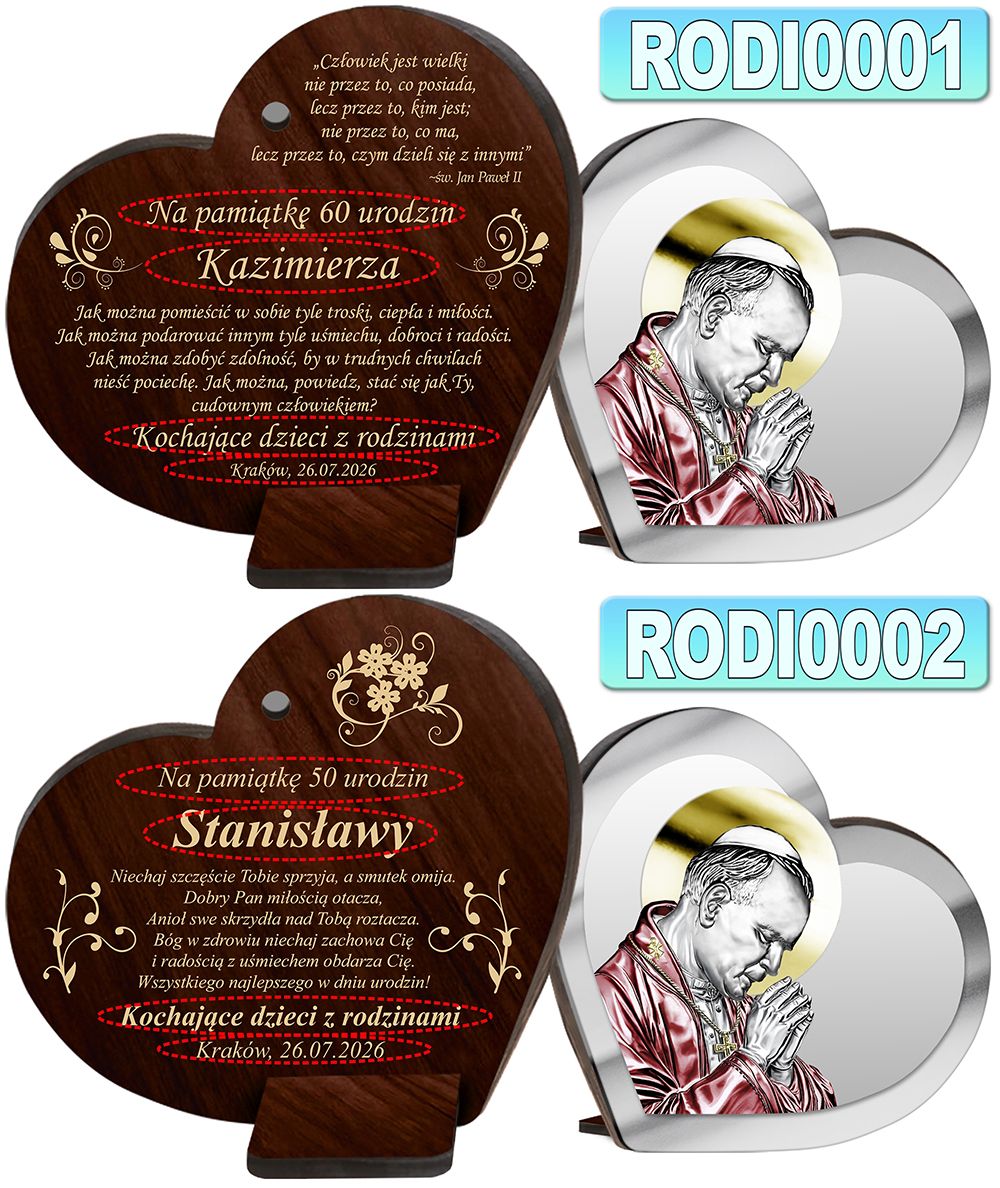 PREZENT NA URODZINY JUBILEUSZ 40 50 60 70 ROCZNICĘ MAMY TATY BABCI DZIADKA RODIallegro1