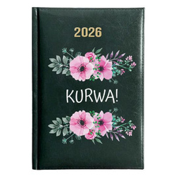 KALENDARZ KSIĄŻKOWY A5 dzienny 2026 TERMINARZ NOTATNIK