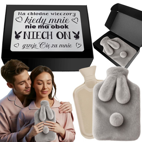 Termofor Pluszowy Ogrzewacz Prezent na Walentynki dla Niej Dziewczyny Żony