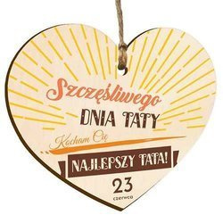 Dzień TATY ojca prezent ZAWIESZKA DO AUTA