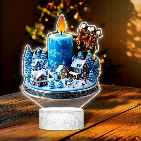 LAMPKA NOCNA LED 3D SZOPKA BOŻE NARODZENIE prezent dla dziecka NA ŚWIĘTA