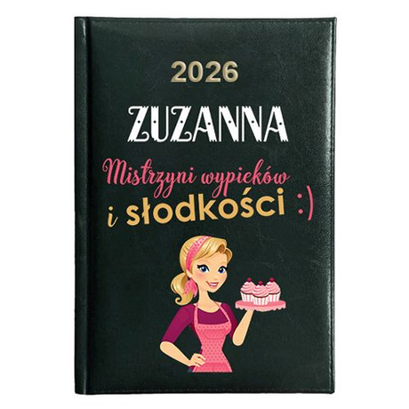 KALENDARZ KSIĄŻKOWY A5 dzienny 2026 ROK TERMINARZ NOTATNIK CUKIERNIK