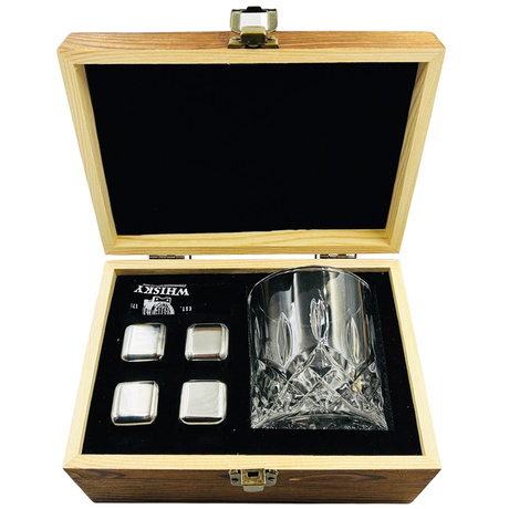 ZESTAW DO WHISKY Z GRAWEREM prezent dla Dziadka na urodziny Dzień Dziadka