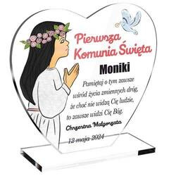 PREZENT PAMIĄTKA PIERWSZEJ KOMUNII ŚWIĘTEJ KOMUNIA CHRZEŚNIAKA CHRZESNEJ