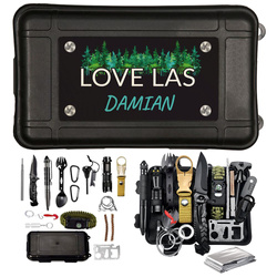 ZESTAW NIEZBĘDNIK SURVIVALOWY prezent dla mężczyzny taty na URODZINY 18-99