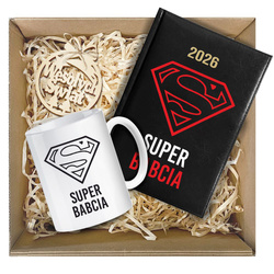 KALENDARZ KUBEK ZESTAW PREZENTOWY DLA BABCI NA ŚWIĘTA KUBEK PREZENT BABCIA