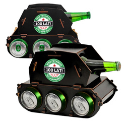 WYJĄTKOWY PREZENT dla chłopaka taty na Urodziny – Czołg na Piwo z Grawerem