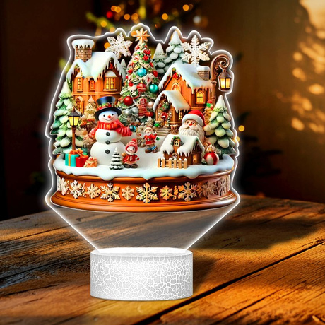 LAMPKA NOCNA LED 3D SZOPKA BOŻE NARODZENIE prezent dla dziecka NA ŚWIĘTA