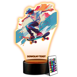 NAGRODA STATUETKA SPORTOWA DLA SKATERA GRACZA SKATEBOARDING SKATE