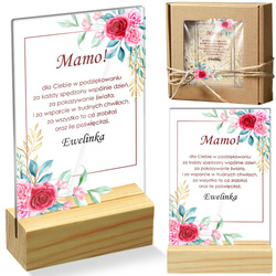 PAMIĄTKA PREZENT NA DZIEŃ MAMY MATKI STATUETKA DLA TEŚCIOWEJ MAMA KWIATKI