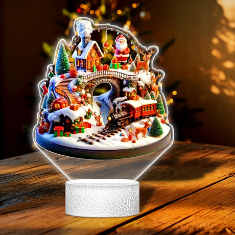 LAMPKA NOCNA LED 3D SZOPKA BOŻE NARODZENIE prezent dla dziecka NA ŚWIĘTA