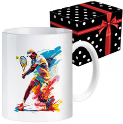 KUBEK SPORTOWY NAGRODA DLA TENISISTY TENISISTA TENIS ZIEMNY TURNIEJ ZAWODY