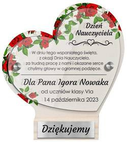 DZIEŃ NAUCZYCIELA prezent podziękowanie DEDYKACJA