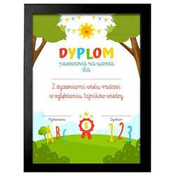 DYPLOM NA PASOWANIE NA UCZNIA RAMKA prezent