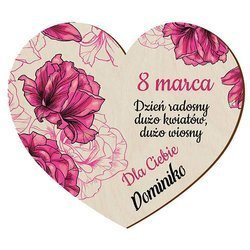 Prezent Dzień Kobiet MAMY magnes upominek IMIĘ