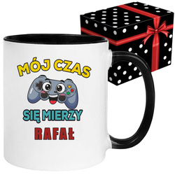 KUBEK NA DZIEŃ CHŁOPAKA PERSONALIZOWANY PREZENT UPOMINEK MIX WZORY z imieniem