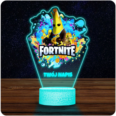 LAMPKA NOCNA LED 3D FORTNITE GRA GAME prezent dziecka URODZINY statuetka