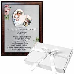 OBRAZEK PAMIĄTKA PIERWSZEJ KOMUNII ŚWIĘTEJ PREZENT NA KOMUNIĘ KOMUNIA