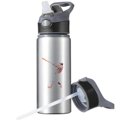 BIDON SPORTOWY BUTELKA NA WODĘ SŁOMKĄ UCHWYTEM BASEBALLISTY GRACZA BASEBALL