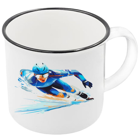KUBEK SPORTOWY NAGRODA DLA ŁYŻWIARZA ŁYŻWIARSTWO SZYBKIE SHORT TRACK ŁYŻWY