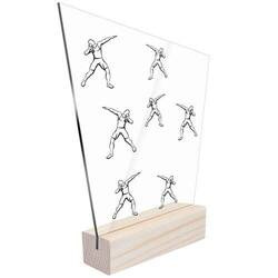 Statuetka sportowa nagroda pchnięcie kulą dla zawodnika lekkoatletyka