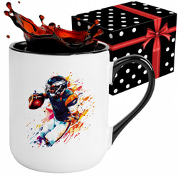 KUBEK SPORTOWY NAGRODA DLA ZAWODNIKA GRACZA RUGBY ZAWODNIK GRACZ PIŁKA