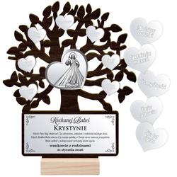 Prezent na Dzień Babci i Dziadka DRZEWKO SZCZĘŚCIA GRAWER DLA BABCI DZIADKA