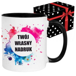 KUBEK FOTO LOGO FIRMOWE PREZENT Z WŁASNYM NADRUKIEM ZDJĘCIE URODZINY NAPISY