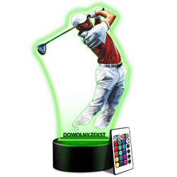NAGRODA STATUETKA SPORTOWA DLA GOLFISTY GOLF DLA GOLFISTA KIJ DOŁEK