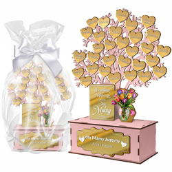 PAMIĄTKA PREZENT NA DZIEŃ MAMY DLA MAMY MATKI TEŚCIOWEJ KWIATKI DRZEWKO