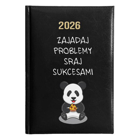 KALENDARZ KSIĄŻKOWY A5 dzienny 2026 TERMINARZ NOTATNIK 