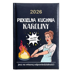 KALENDARZ KSIĄŻKOWY A5 dzienny 2026 ROK TERMINARZ NOTATNIK KUCHARZ