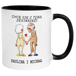 KUBEK PREZENT NA WALENTYNKI chłopaka NIEJ NIEGO ROCZNICĘ DLA ZAKOCHANYCH MIX