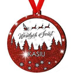 BROKAT BOMBKA BROKATOWA CHOINKĘ imieniem święta