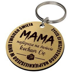 DZIEŃ MAMY dla kobiet prezent BRELOK DO KLUCZY