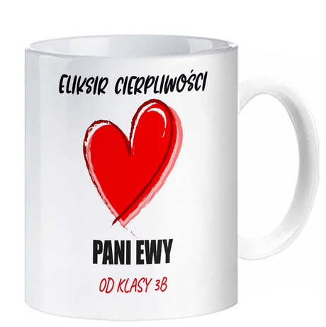 KUBEK NA DZIEŃ NAUCZIELA Z NADRUKIEM PERSONALIZOWANY PREZENT OD KLASY WZORY
