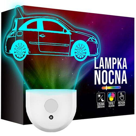 Lampka Nocna LED dla Dzieci AUTO RENAULT MEGANE II do kontaktu gniazdka