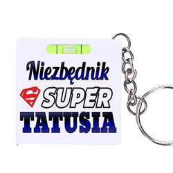 PREZENT NA DZIEŃ OJCA TATY BRELOK MIARKA METR POZIOMICA UPOMINEK DLA TATA