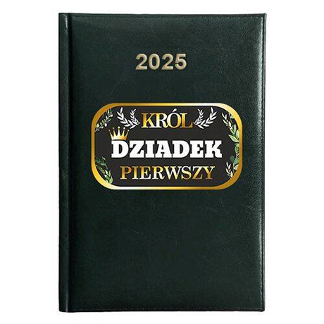 KALENDARZ KSIĄŻKOWY A5 dzienny 2025 ROK TERMINARZ NA DZIEŃ BABCI I DZIADKA