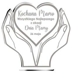 PREZENT NA DZIEŃ MAMY UPOMINEK STATUETKA SERCE