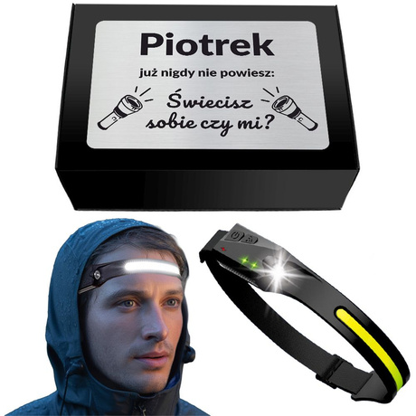 LATARKA CZOŁOWA LED prezent dla taty dziadka męża na Święta 18-99 urodziny