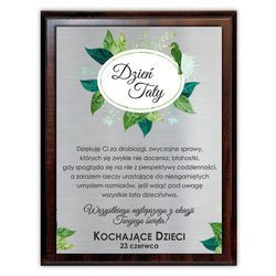 DZIEŃ TATY Ojca prezent UPOMINEK STATUETKA OBRAZ