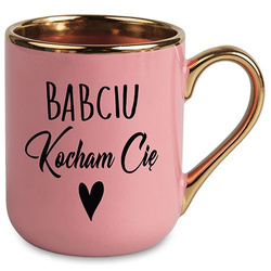 KUBEK 330ml PREZENT NA DZIEŃ BABCI SUPER BABCIA NA HERBATĘ KAWĘ UPOMINEK