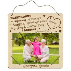 RAMKA na dzień BABCI DZIADKA prezent M