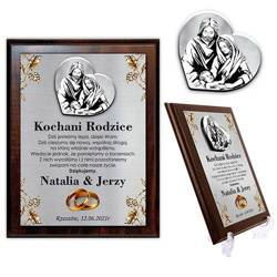 PODZIĘKOWANIE DLA RODZICÓW NA ŚLUB WESELE PREZENT