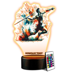 NAGRODA STATUETKA SPORTOWA DLA oszczepnika oszczepnik RZUT OSZCZEPEM