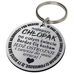 Dzień CHŁOPAKA prezent upominek BRELOK breloczek