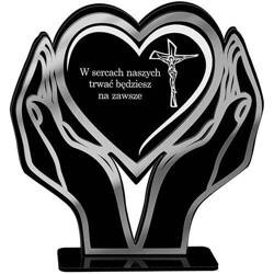 STATUETKA NA GRÓB CMENTARZ ZNICZ PODSTAWKA NA WSZYSTKICH ŚWIĘTYCH SERCE