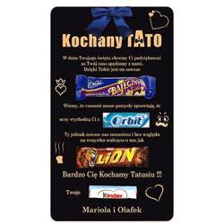 SŁODKA TABLICZKA DLA TATY fajny prezent Dzień Ojca