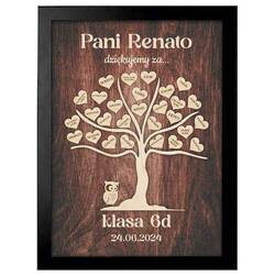 PODZIĘKOWANIE PREZENT DLA NAUCZYCIELA RAMKA ŻYCZEŃ
